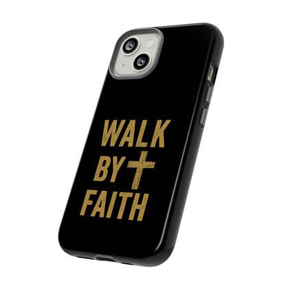 Faith-Inspired Phone Case | Christian Gift, Inspirational Case, Walk by Faith Design, Religious Decor, Strong Protective Cover