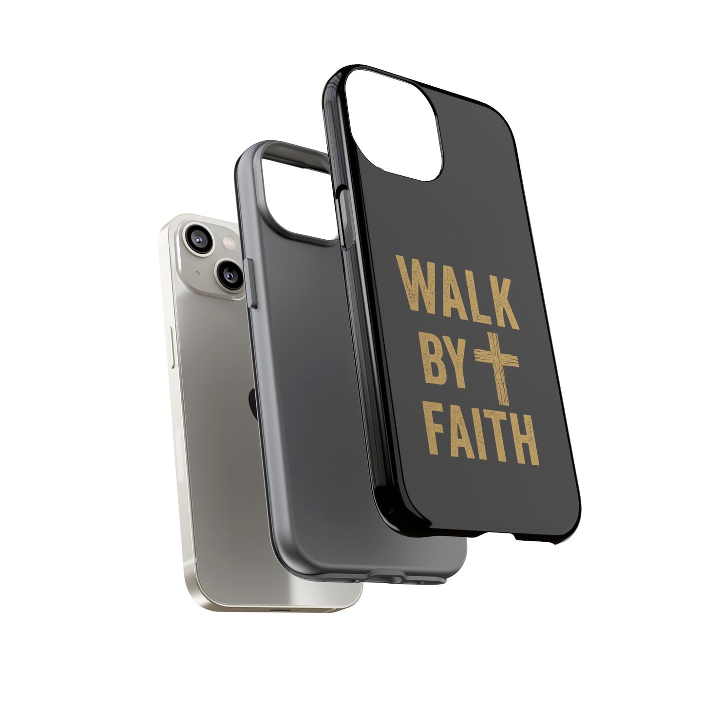 Faith-Inspired Phone Case | Christian Gift, Inspirational Case, Walk by Faith Design, Religious Decor, Strong Protective Cover