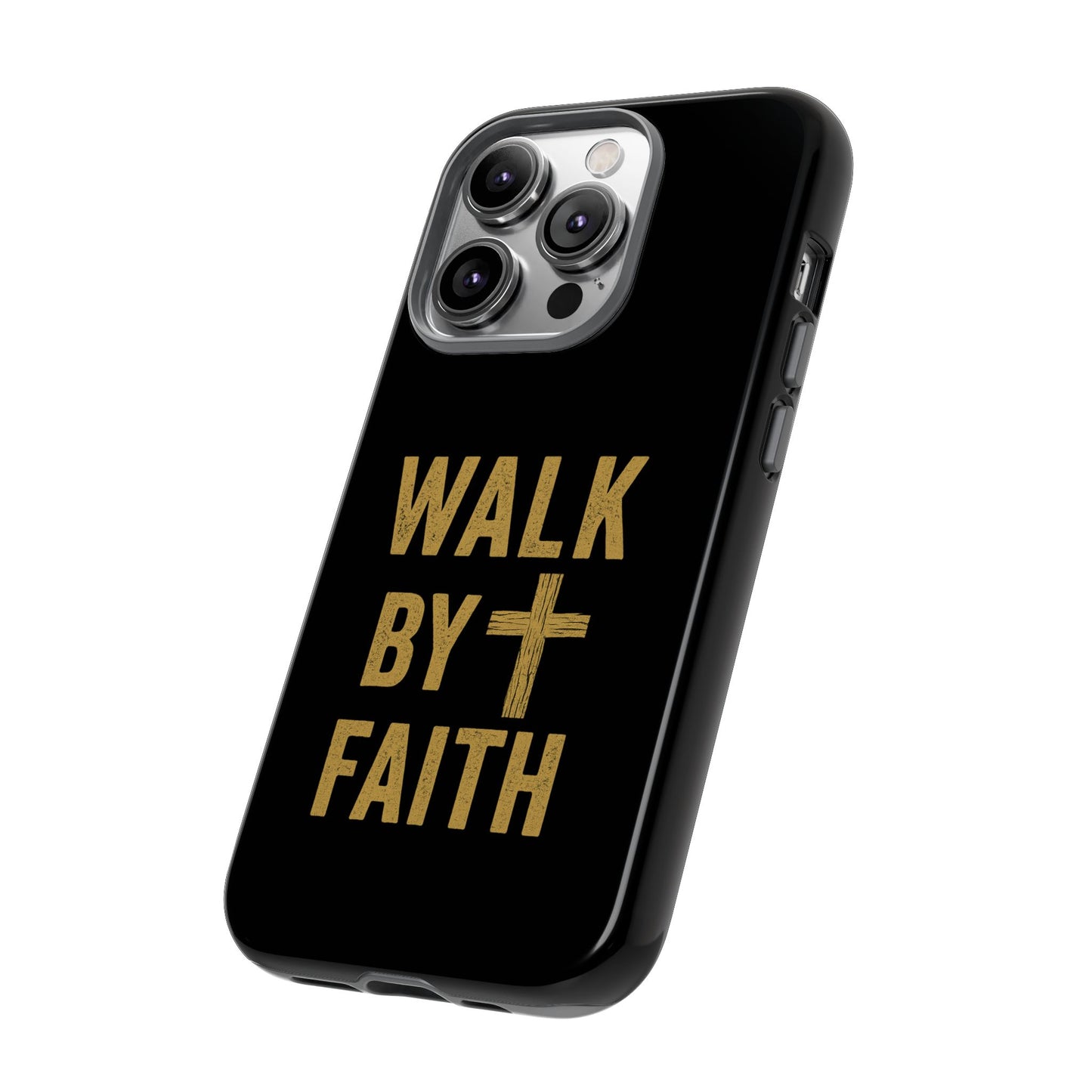 Faith-Inspired Phone Case | Christian Gift, Inspirational Case, Walk by Faith Design, Religious Decor, Strong Protective Cover