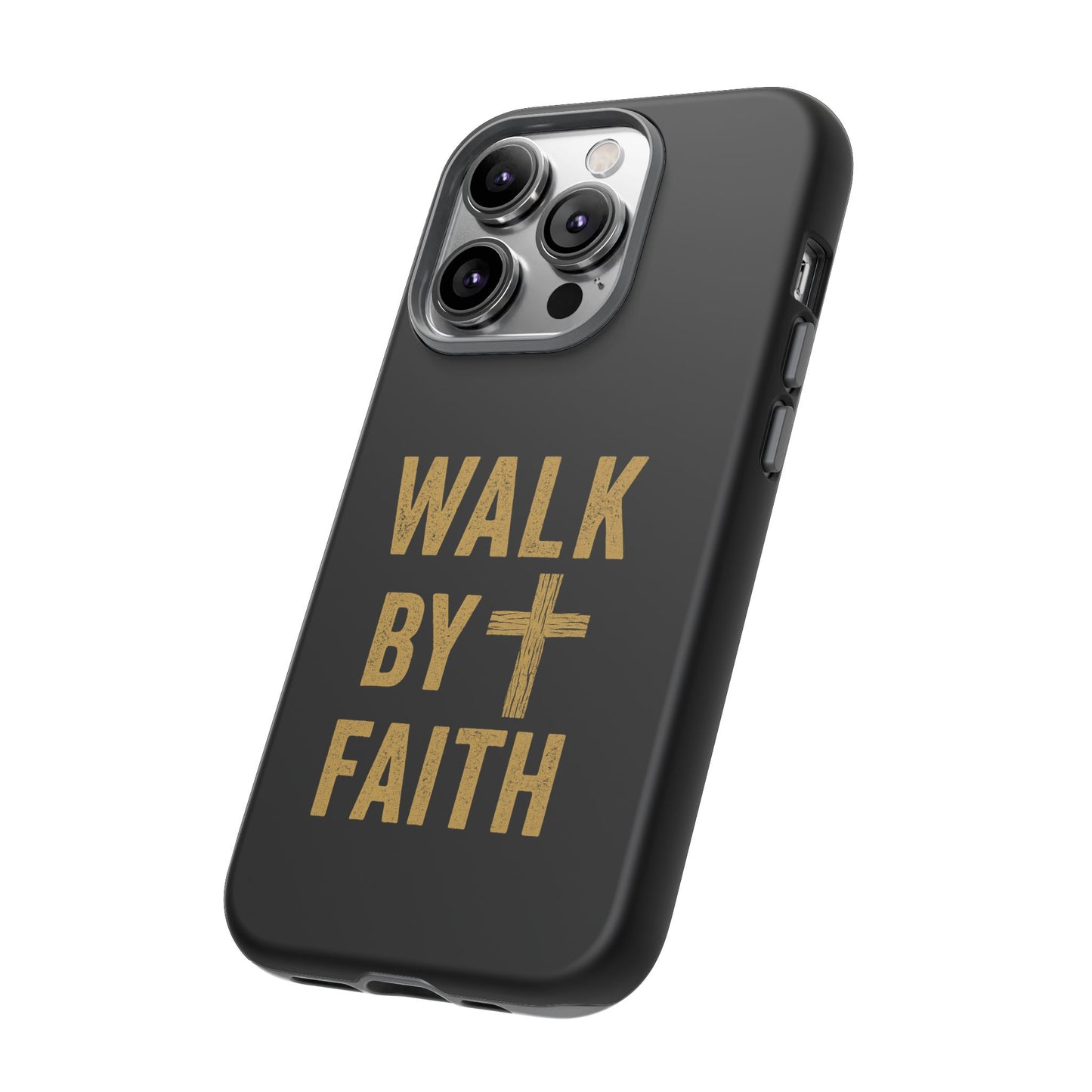 Faith-Inspired Phone Case | Christian Gift, Inspirational Case, Walk by Faith Design, Religious Decor, Strong Protective Cover
