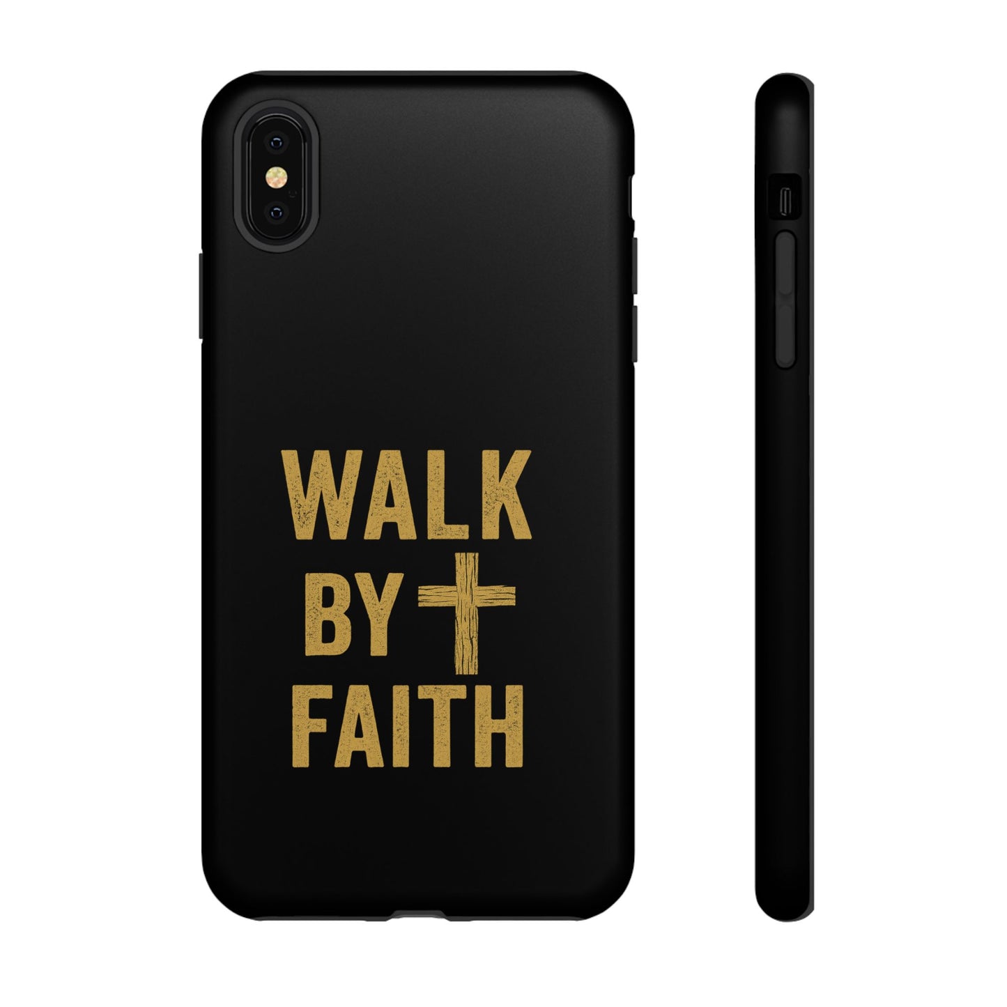 Faith-Inspired Phone Case | Christian Gift, Inspirational Case, Walk by Faith Design, Religious Decor, Strong Protective Cover