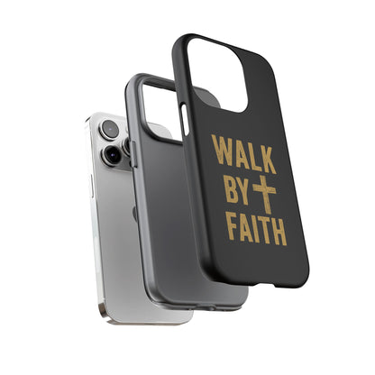 Faith-Inspired Phone Case | Christian Gift, Inspirational Case, Walk by Faith Design, Religious Decor, Strong Protective Cover