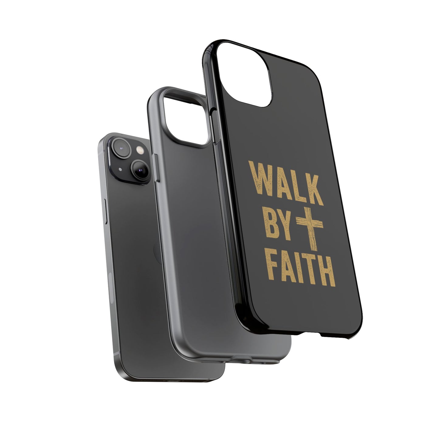 Faith-Inspired Phone Case | Christian Gift, Inspirational Case, Walk by Faith Design, Religious Decor, Strong Protective Cover
