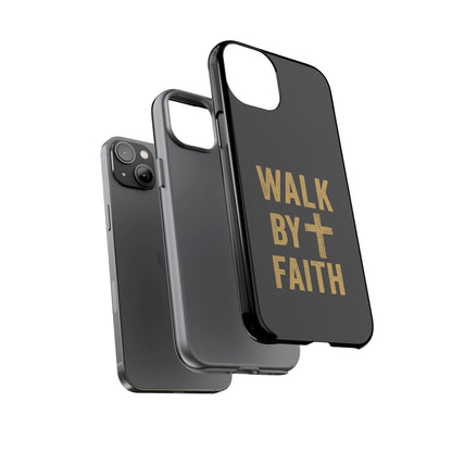 Faith-Inspired Phone Case | Christian Gift, Inspirational Case, Walk by Faith Design, Religious Decor, Strong Protective Cover