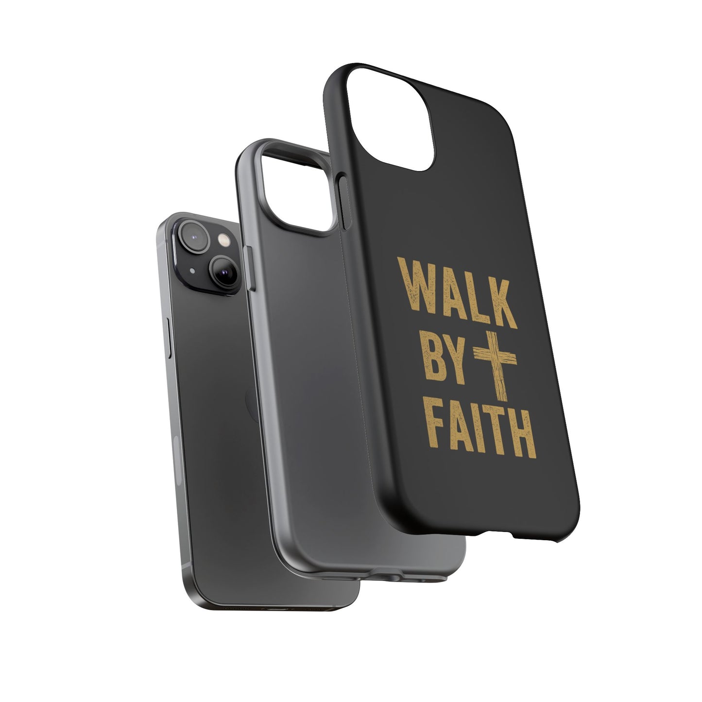 Faith-Inspired Phone Case | Christian Gift, Inspirational Case, Walk by Faith Design, Religious Decor, Strong Protective Cover