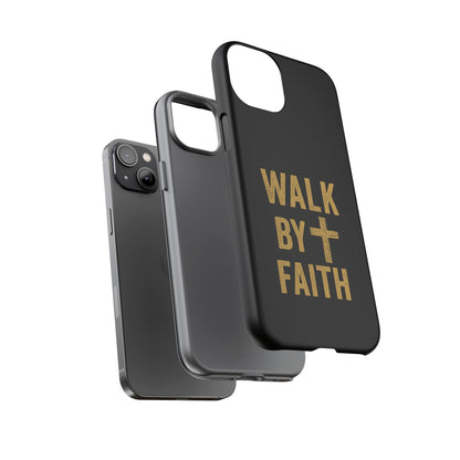 Faith-Inspired Phone Case | Christian Gift, Inspirational Case, Walk by Faith Design, Religious Decor, Strong Protective Cover