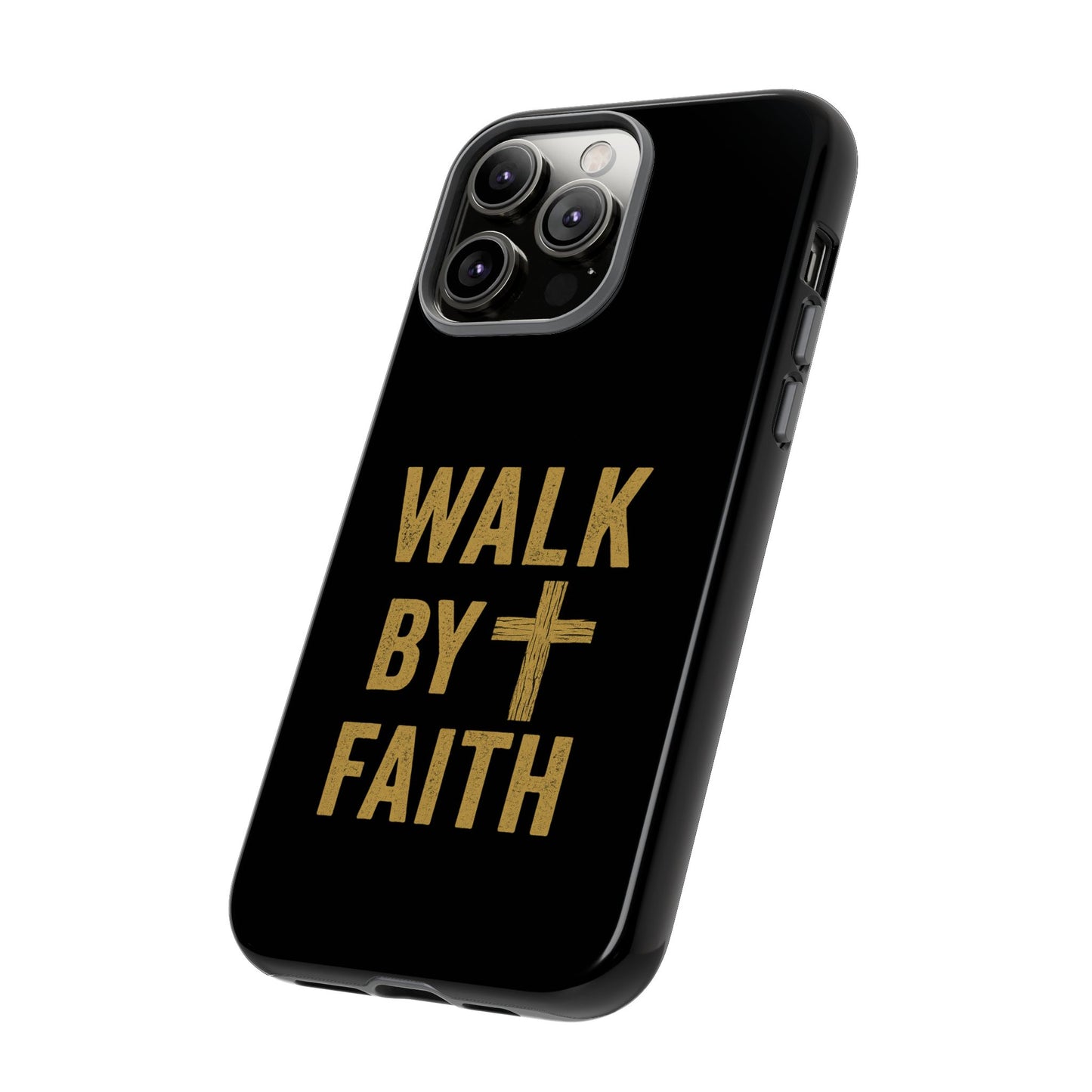 Faith-Inspired Phone Case | Christian Gift, Inspirational Case, Walk by Faith Design, Religious Decor, Strong Protective Cover