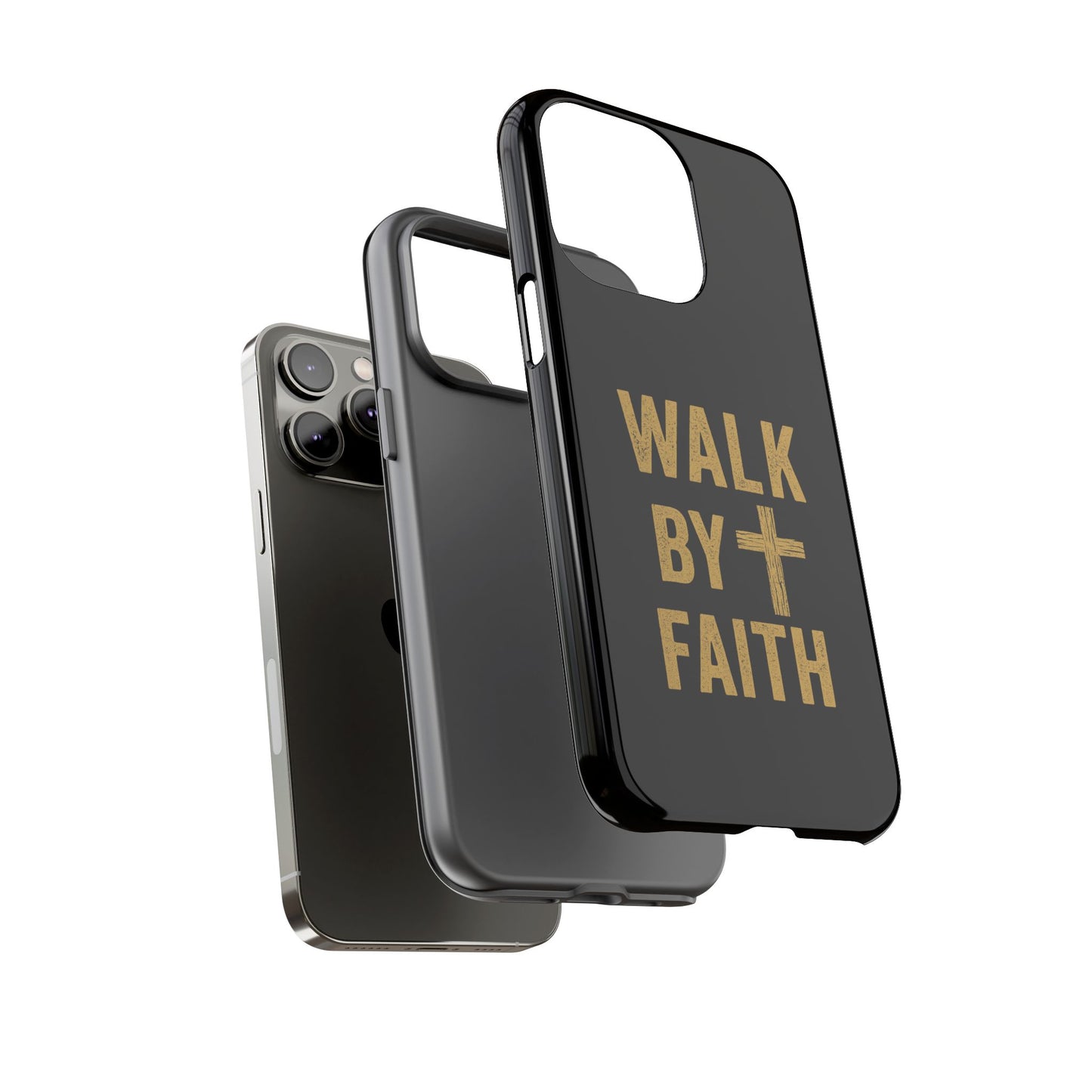 Faith-Inspired Phone Case | Christian Gift, Inspirational Case, Walk by Faith Design, Religious Decor, Strong Protective Cover