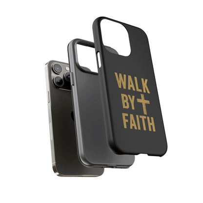 Faith-Inspired Phone Case | Christian Gift, Inspirational Case, Walk by Faith Design, Religious Decor, Strong Protective Cover
