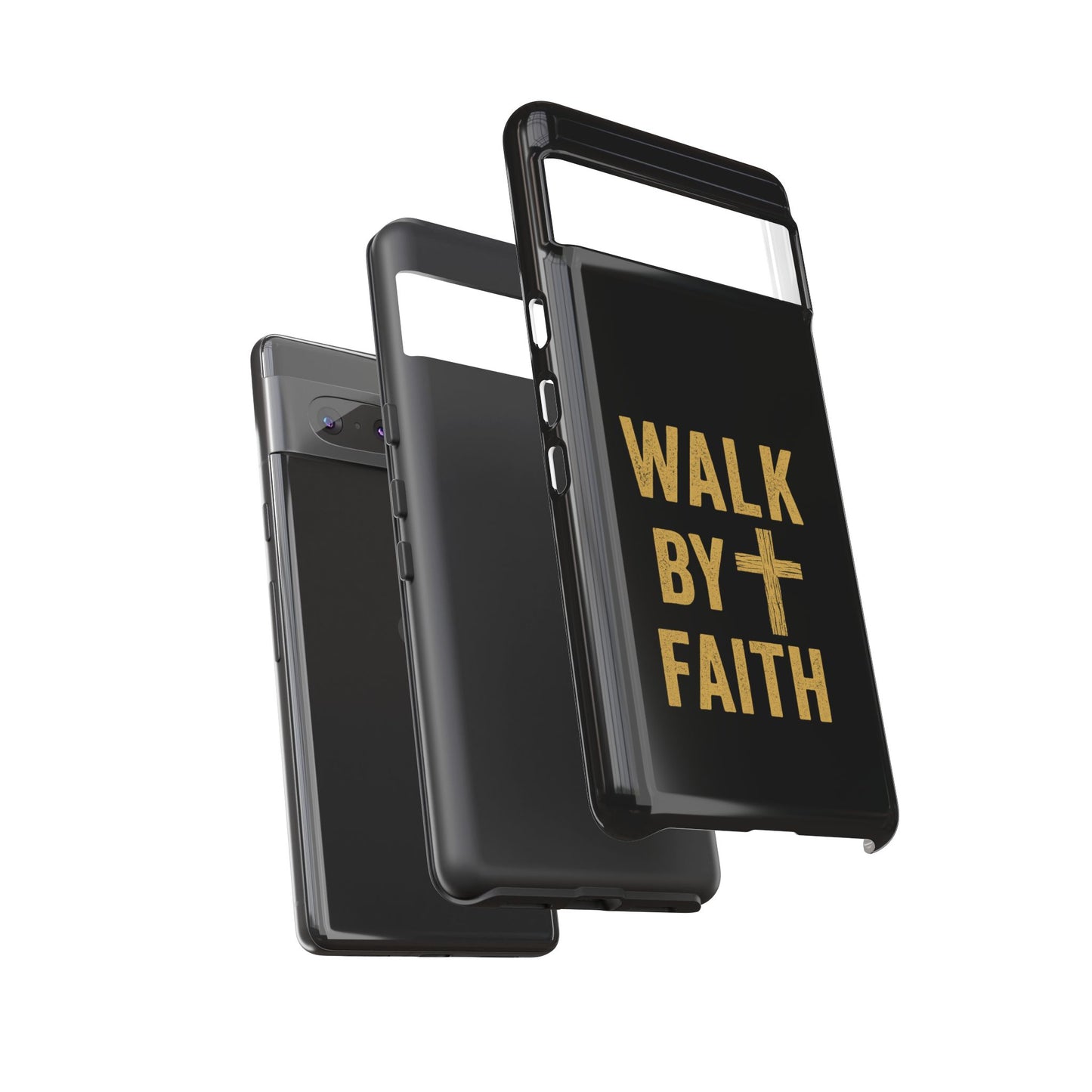 Faith-Inspired Phone Case | Christian Gift, Inspirational Case, Walk by Faith Design, Religious Decor, Strong Protective Cover