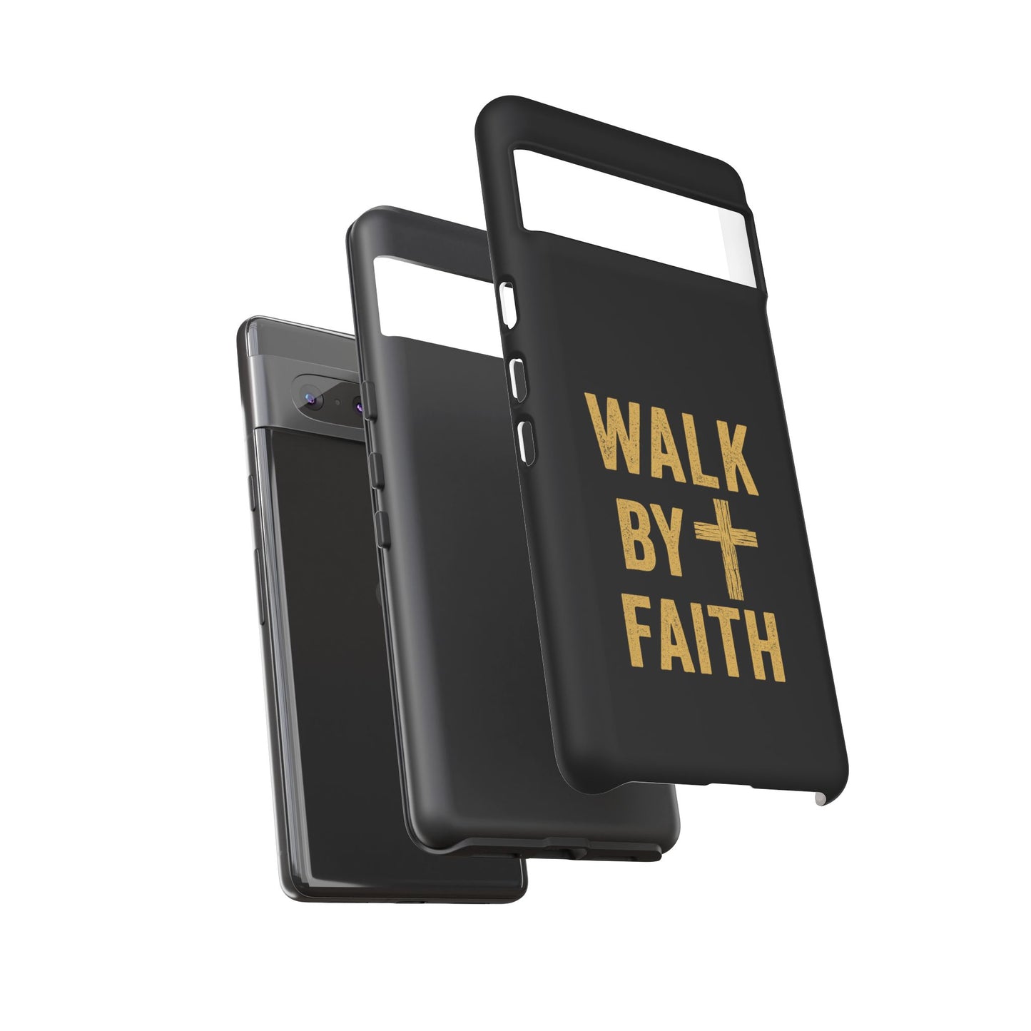 Faith-Inspired Phone Case | Christian Gift, Inspirational Case, Walk by Faith Design, Religious Decor, Strong Protective Cover