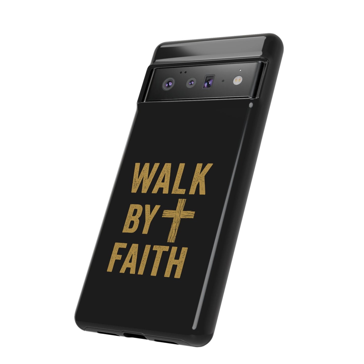 Faith-Inspired Phone Case | Christian Gift, Inspirational Case, Walk by Faith Design, Religious Decor, Strong Protective Cover