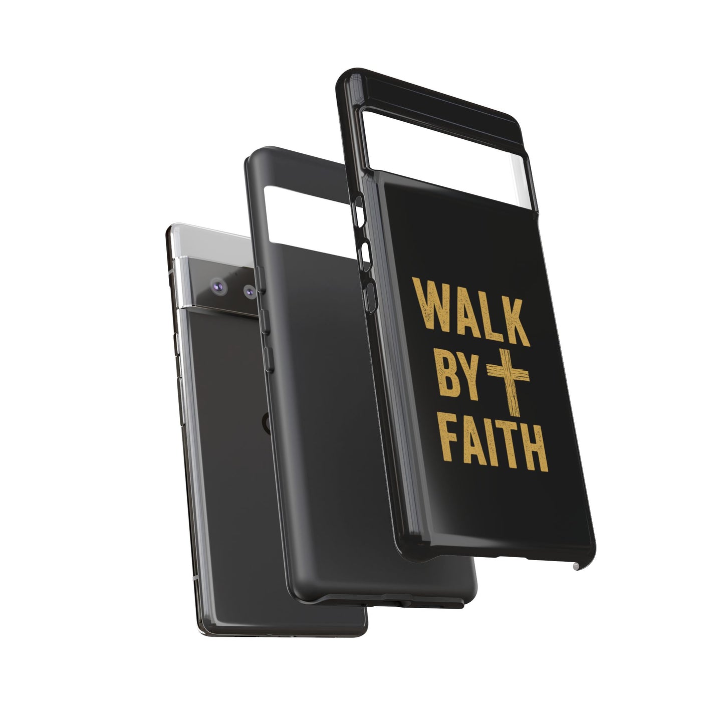Faith-Inspired Phone Case | Christian Gift, Inspirational Case, Walk by Faith Design, Religious Decor, Strong Protective Cover