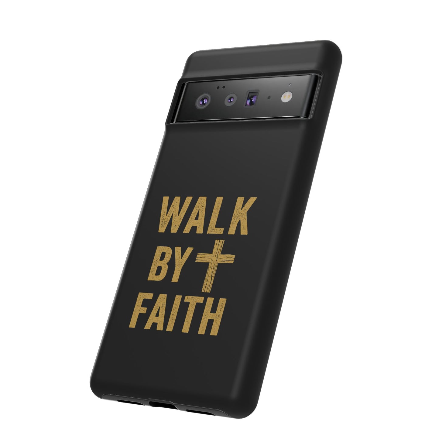 Faith-Inspired Phone Case | Christian Gift, Inspirational Case, Walk by Faith Design, Religious Decor, Strong Protective Cover