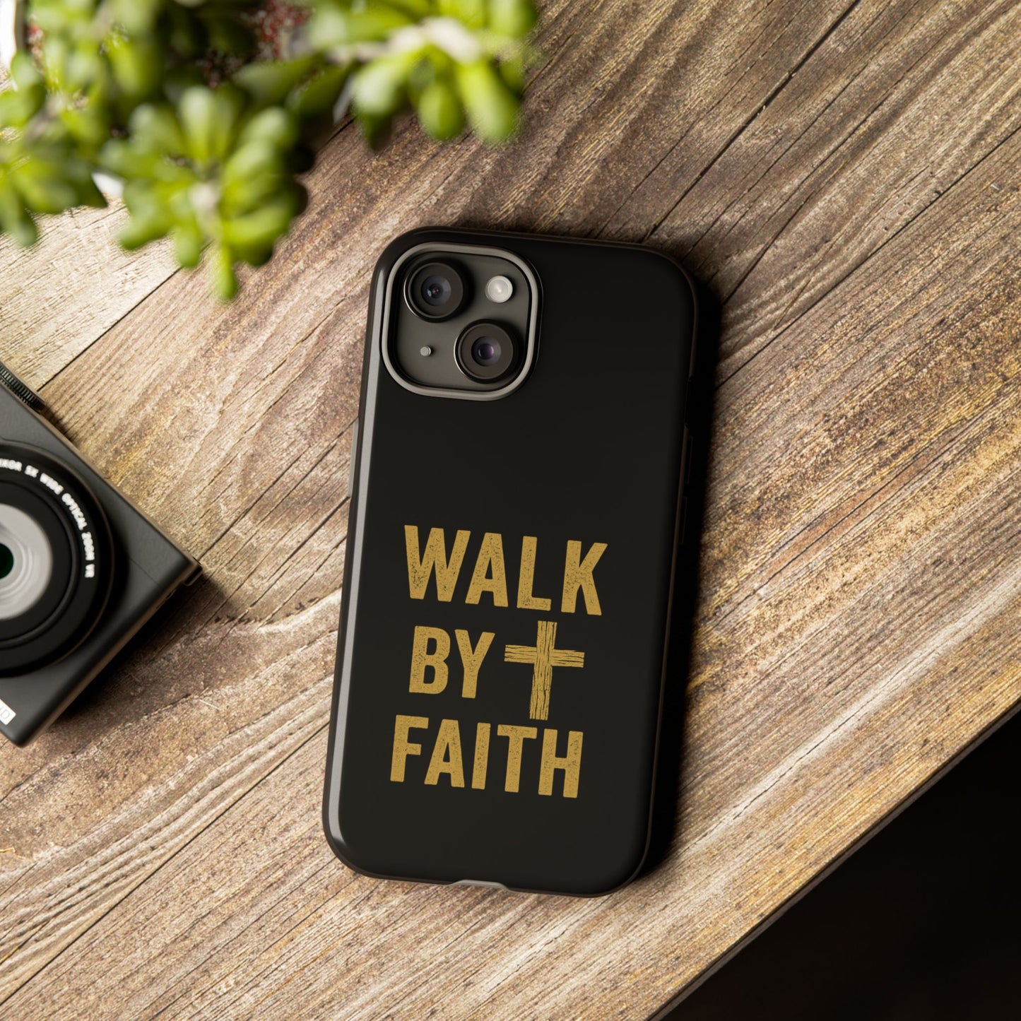 Faith-Inspired Phone Case | Christian Gift, Inspirational Case, Walk by Faith Design, Religious Decor, Strong Protective Cover