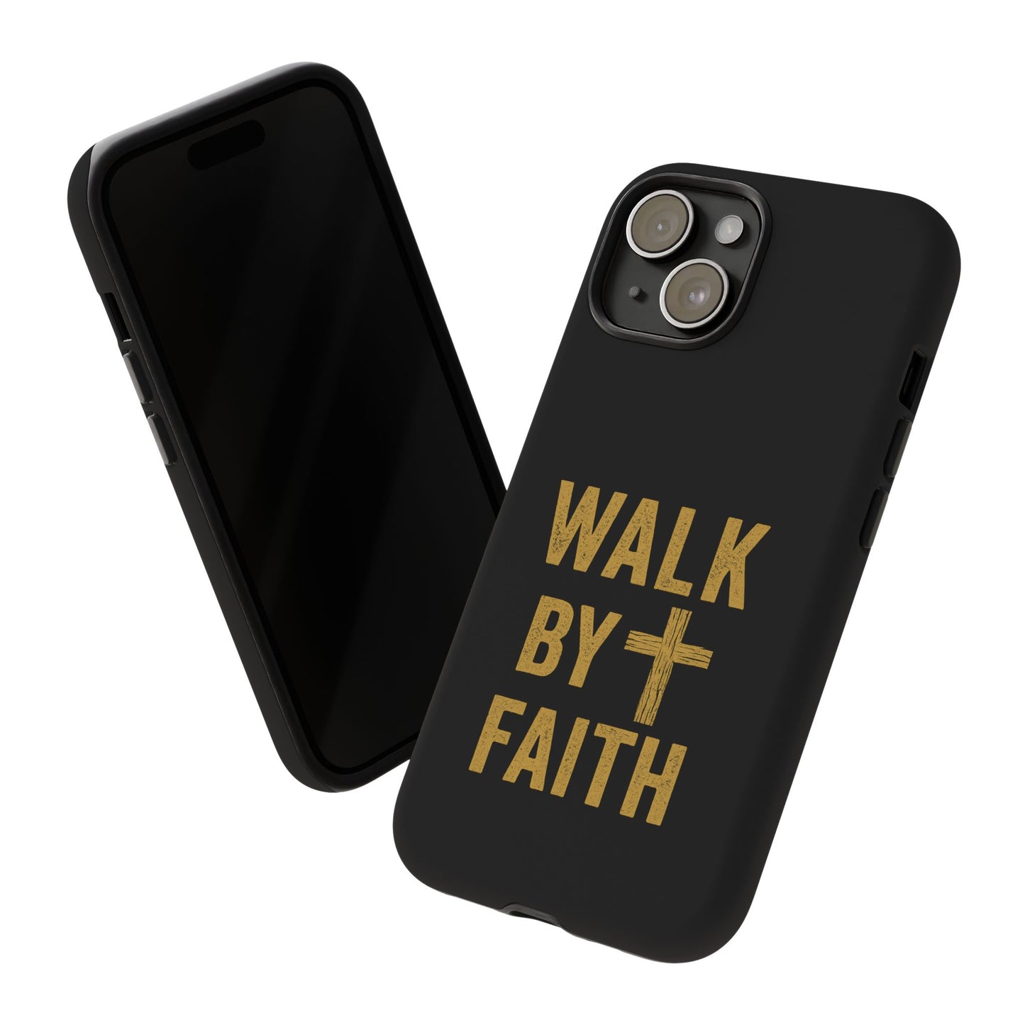 Faith-Inspired Phone Case | Christian Gift, Inspirational Case, Walk by Faith Design, Religious Decor, Strong Protective Cover