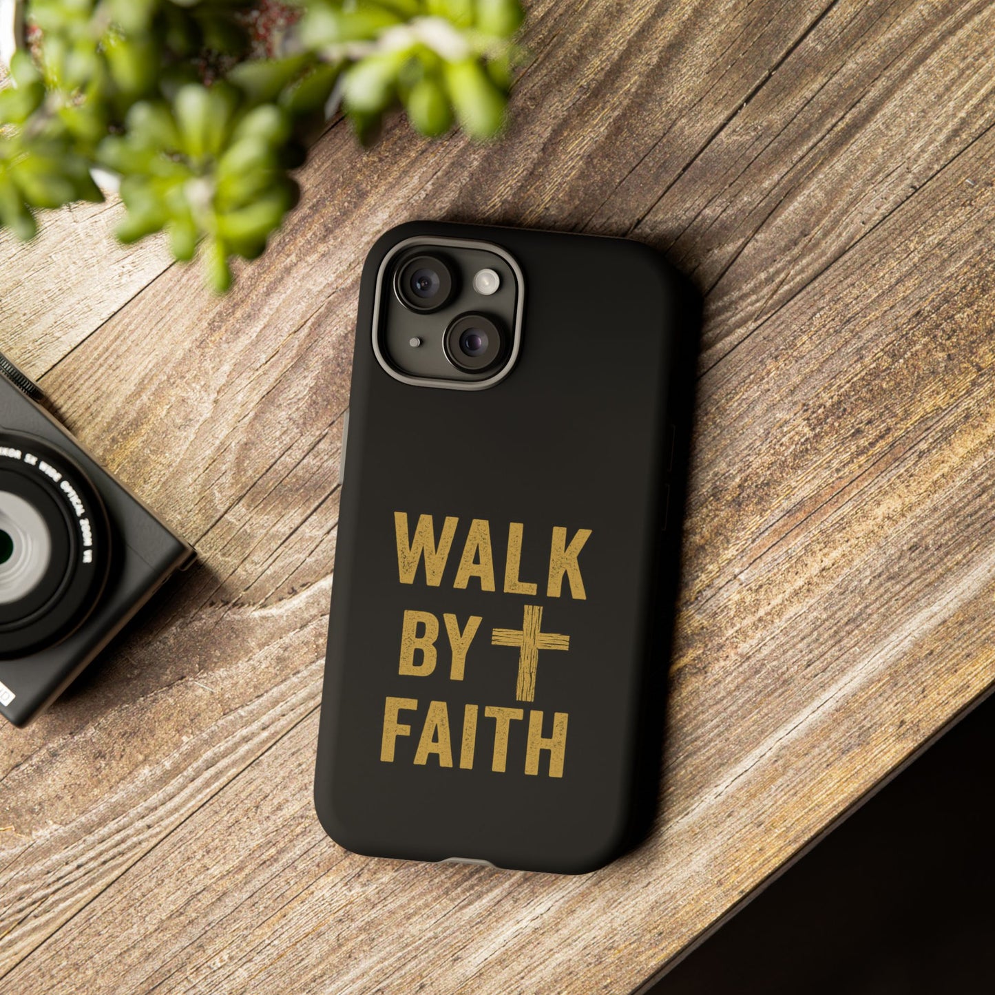 Faith-Inspired Phone Case | Christian Gift, Inspirational Case, Walk by Faith Design, Religious Decor, Strong Protective Cover