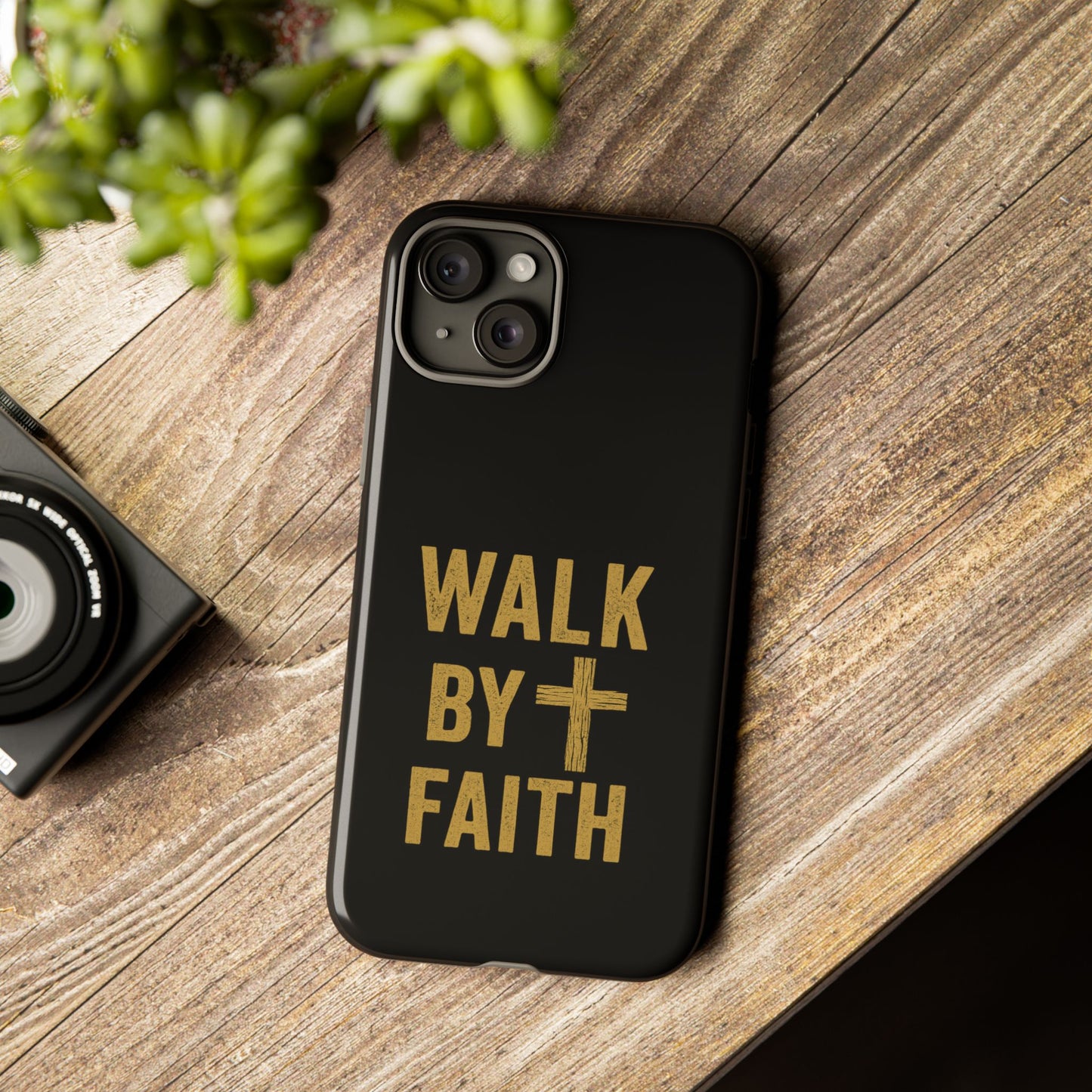 Faith-Inspired Phone Case | Christian Gift, Inspirational Case, Walk by Faith Design, Religious Decor, Strong Protective Cover