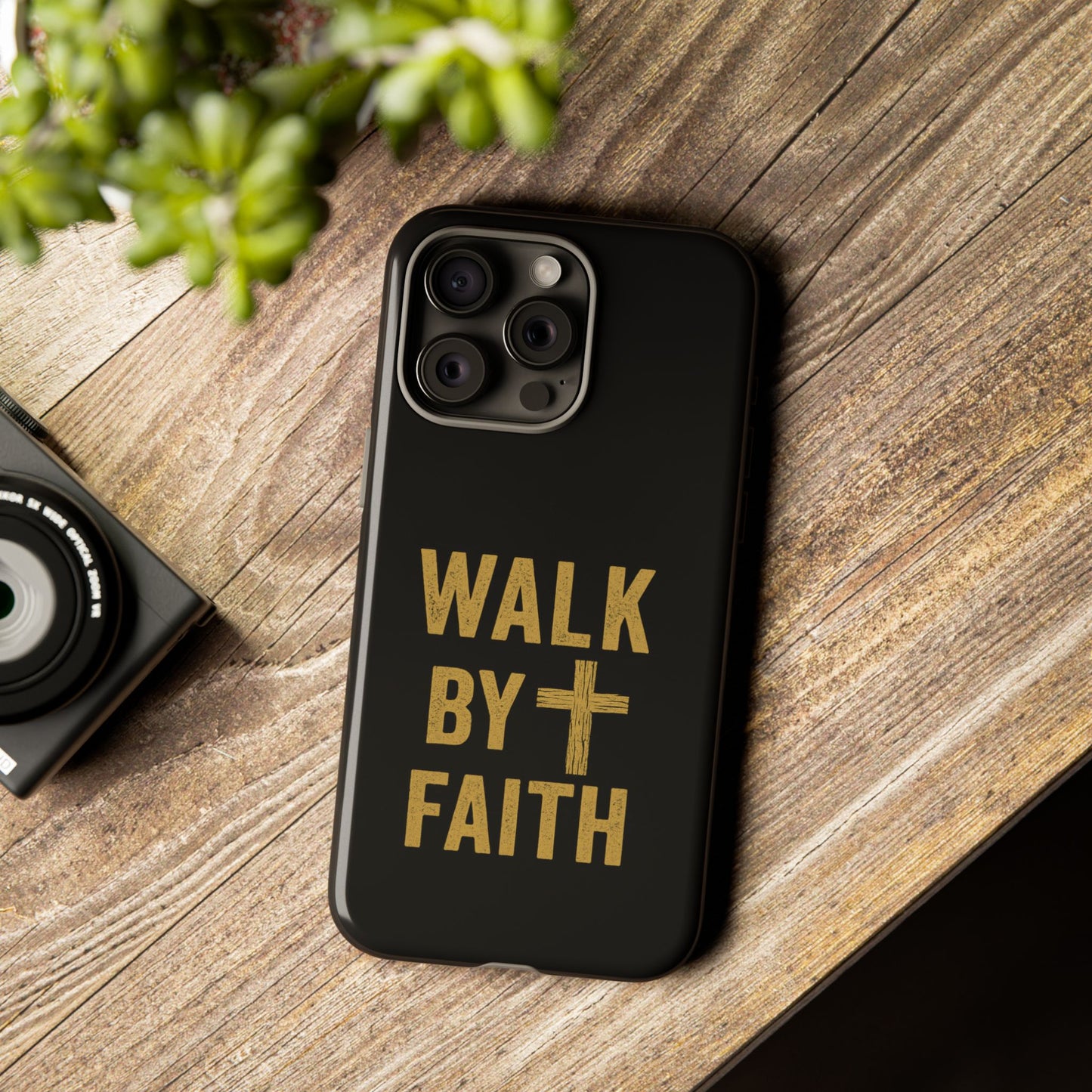 Faith-Inspired Phone Case | Christian Gift, Inspirational Case, Walk by Faith Design, Religious Decor, Strong Protective Cover