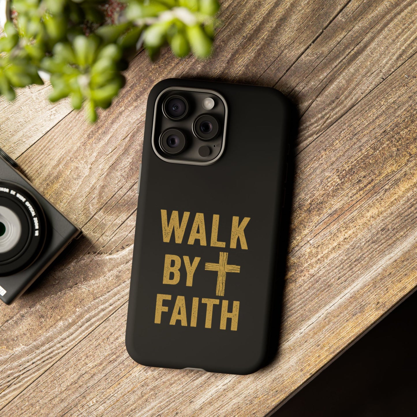 Faith-Inspired Phone Case | Christian Gift, Inspirational Case, Walk by Faith Design, Religious Decor, Strong Protective Cover