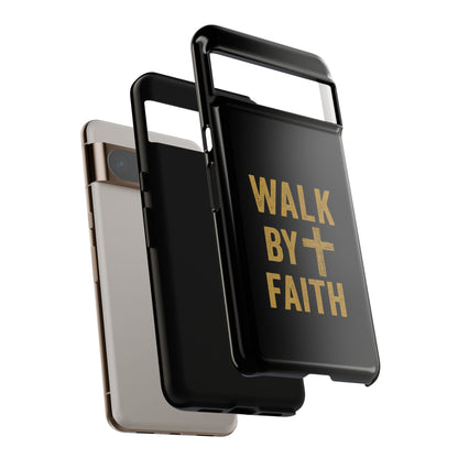 Faith-Inspired Phone Case | Christian Gift, Inspirational Case, Walk by Faith Design, Religious Decor, Strong Protective Cover