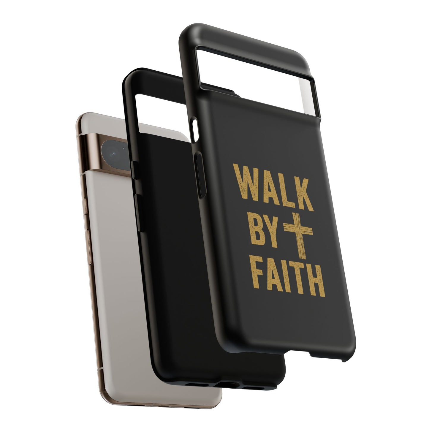 Faith-Inspired Phone Case | Christian Gift, Inspirational Case, Walk by Faith Design, Religious Decor, Strong Protective Cover