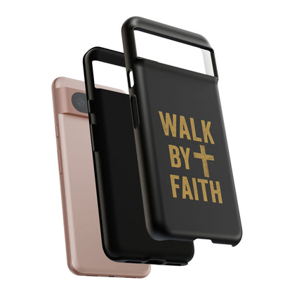 Faith-Inspired Phone Case | Christian Gift, Inspirational Case, Walk by Faith Design, Religious Decor, Strong Protective Cover