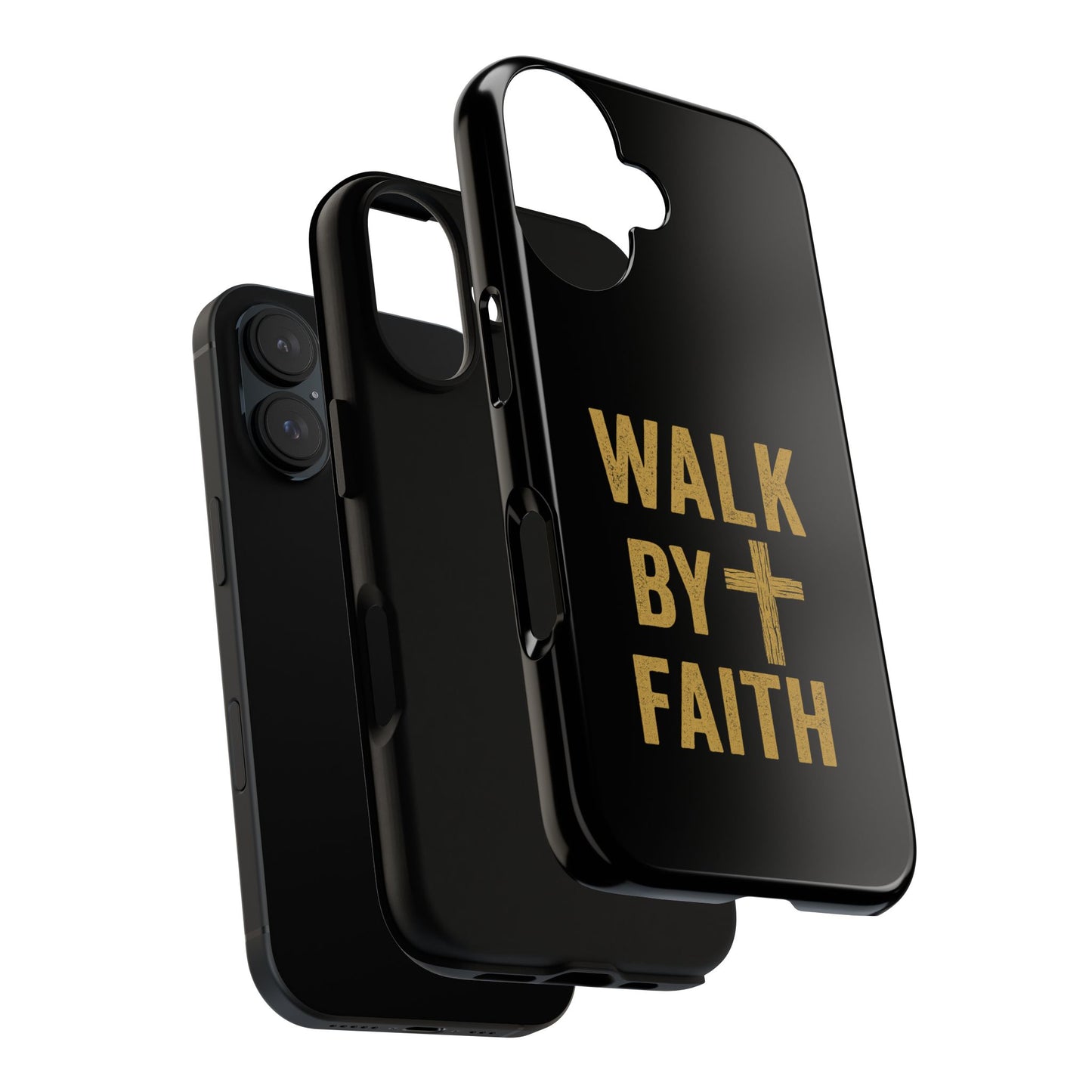 Faith-Inspired Phone Case | Christian Gift, Inspirational Case, Walk by Faith Design, Religious Decor, Strong Protective Cover