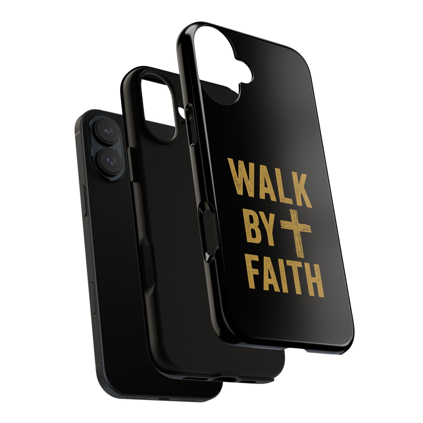 Faith-Inspired Phone Case | Christian Gift, Inspirational Case, Walk by Faith Design, Religious Decor, Strong Protective Cover