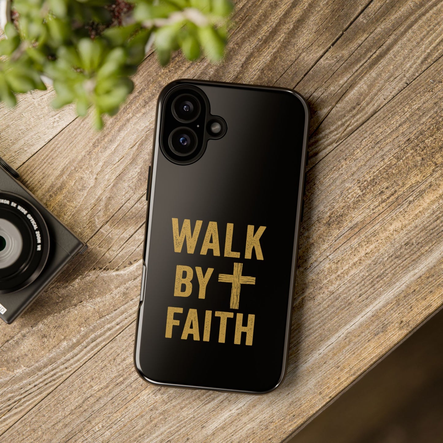 Faith-Inspired Phone Case | Christian Gift, Inspirational Case, Walk by Faith Design, Religious Decor, Strong Protective Cover