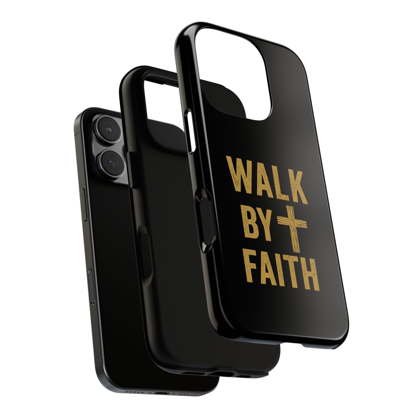 Faith-Inspired Phone Case | Christian Gift, Inspirational Case, Walk by Faith Design, Religious Decor, Strong Protective Cover