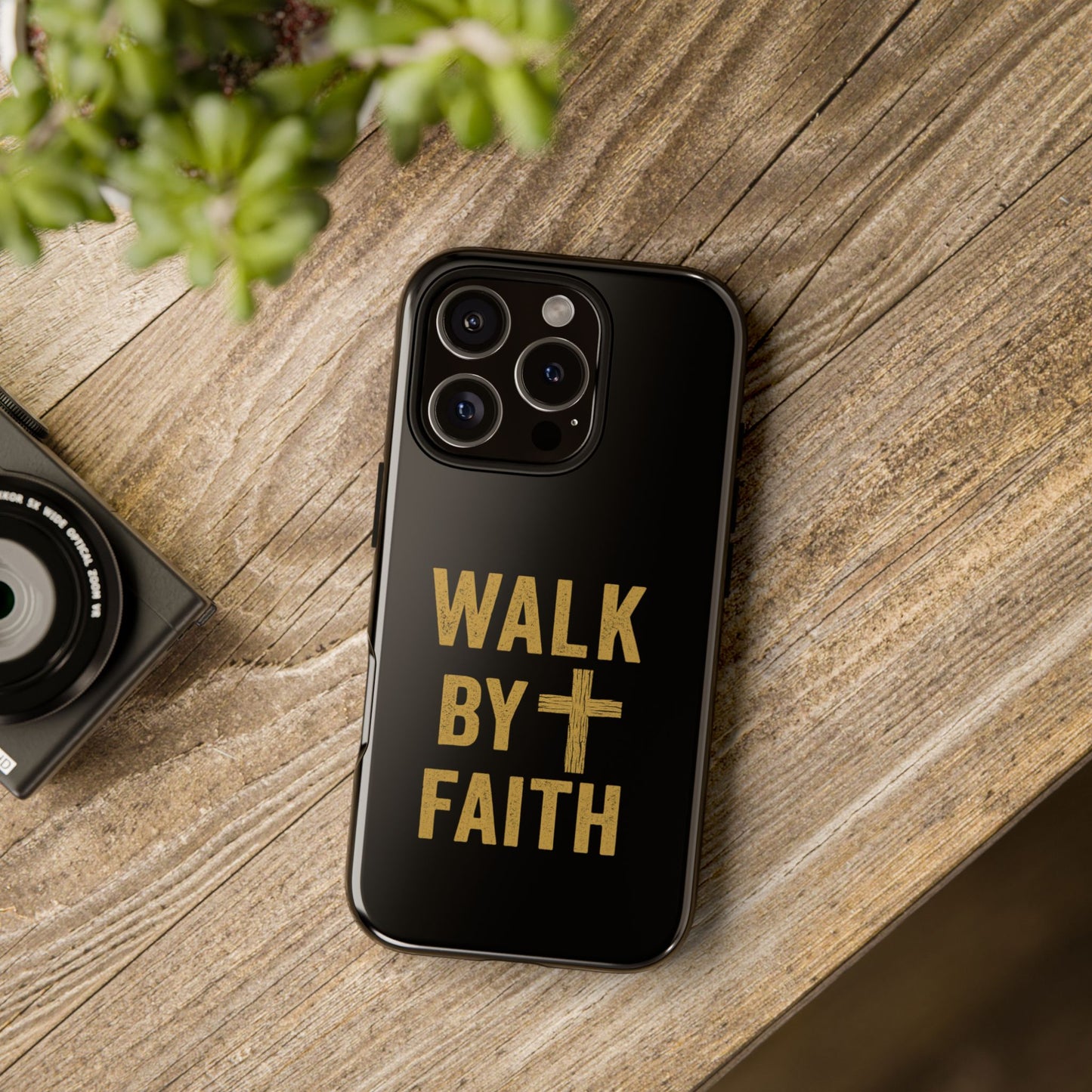 Faith-Inspired Phone Case | Christian Gift, Inspirational Case, Walk by Faith Design, Religious Decor, Strong Protective Cover