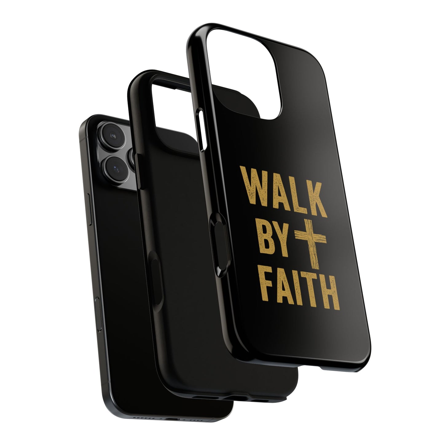 Faith-Inspired Phone Case | Christian Gift, Inspirational Case, Walk by Faith Design, Religious Decor, Strong Protective Cover