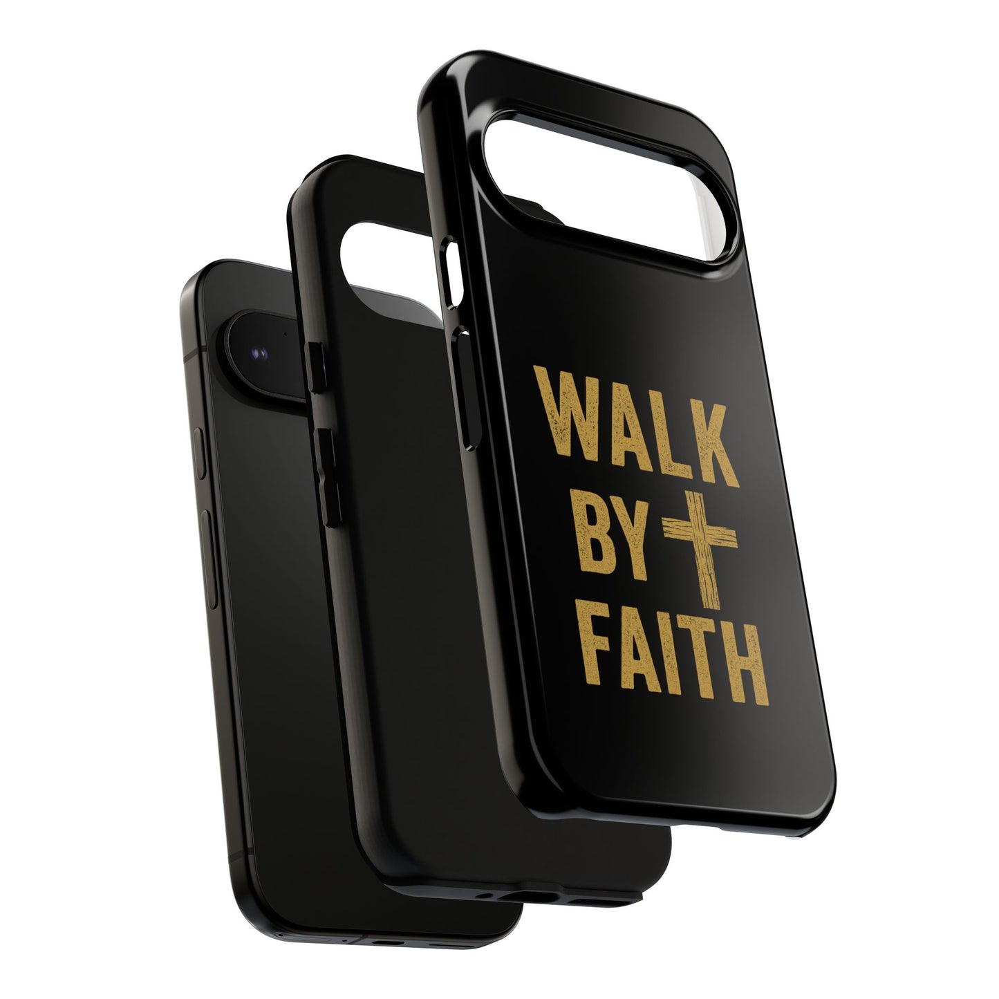 Faith-Inspired Phone Case | Christian Gift, Inspirational Case, Walk by Faith Design, Religious Decor, Strong Protective Cover