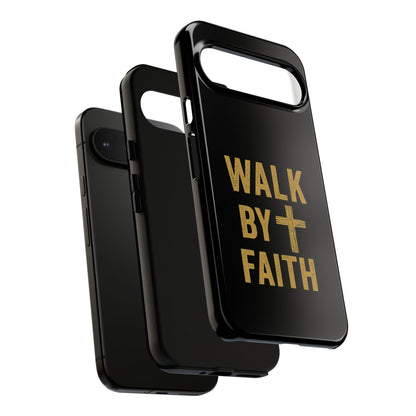 Faith-Inspired Phone Case | Christian Gift, Inspirational Case, Walk by Faith Design, Religious Decor, Strong Protective Cover
