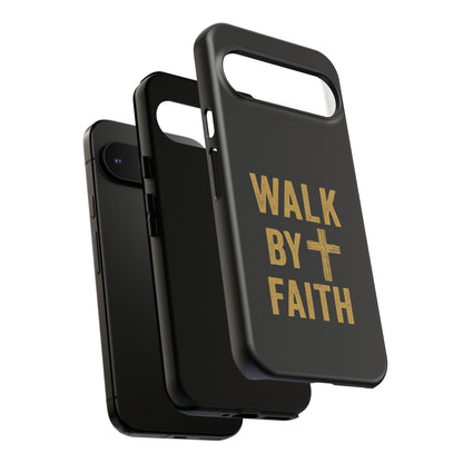 Faith-Inspired Phone Case | Christian Gift, Inspirational Case, Walk by Faith Design, Religious Decor, Strong Protective Cover