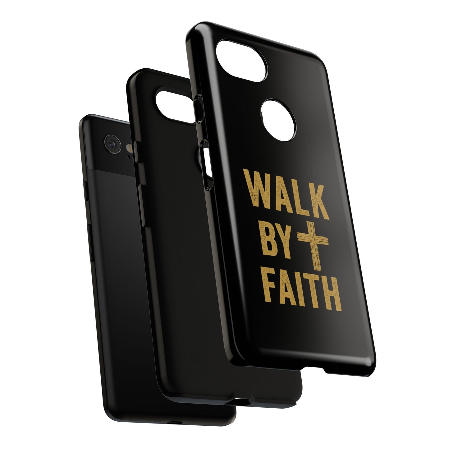 Faith-Inspired Phone Case | Christian Gift, Inspirational Case, Walk by Faith Design, Religious Decor, Strong Protective Cover
