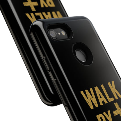 Faith-Inspired Phone Case | Christian Gift, Inspirational Case, Walk by Faith Design, Religious Decor, Strong Protective Cover