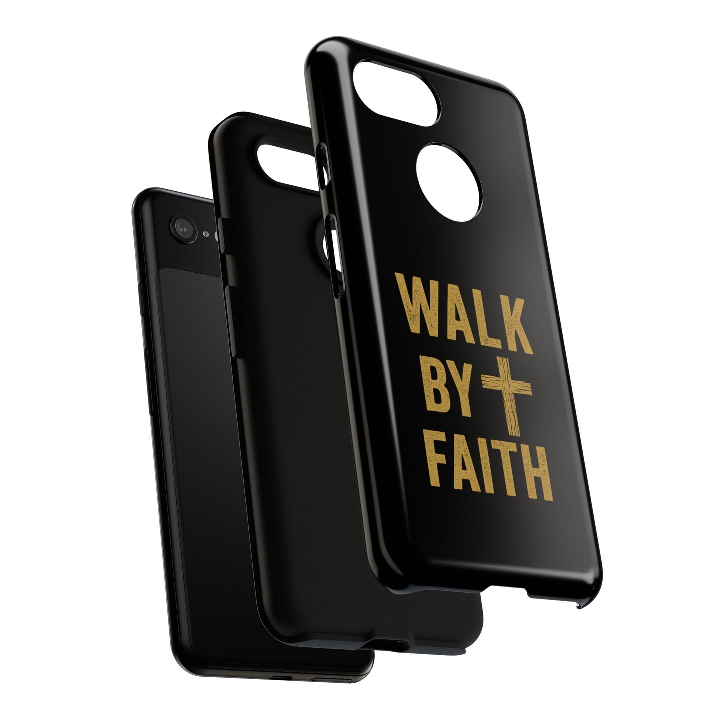 Faith-Inspired Phone Case | Christian Gift, Inspirational Case, Walk by Faith Design, Religious Decor, Strong Protective Cover