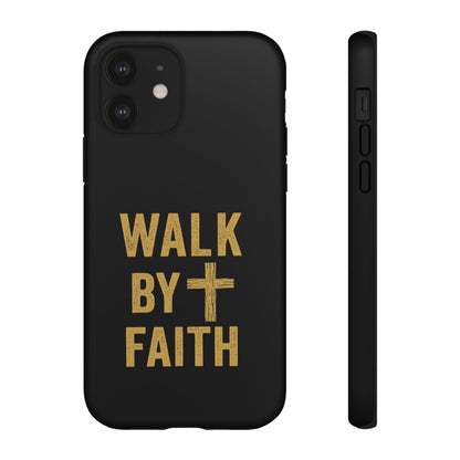 Faith-Inspired Phone Case | Christian Gift, Inspirational Case, Walk by Faith Design, Religious Decor, Strong Protective Cover