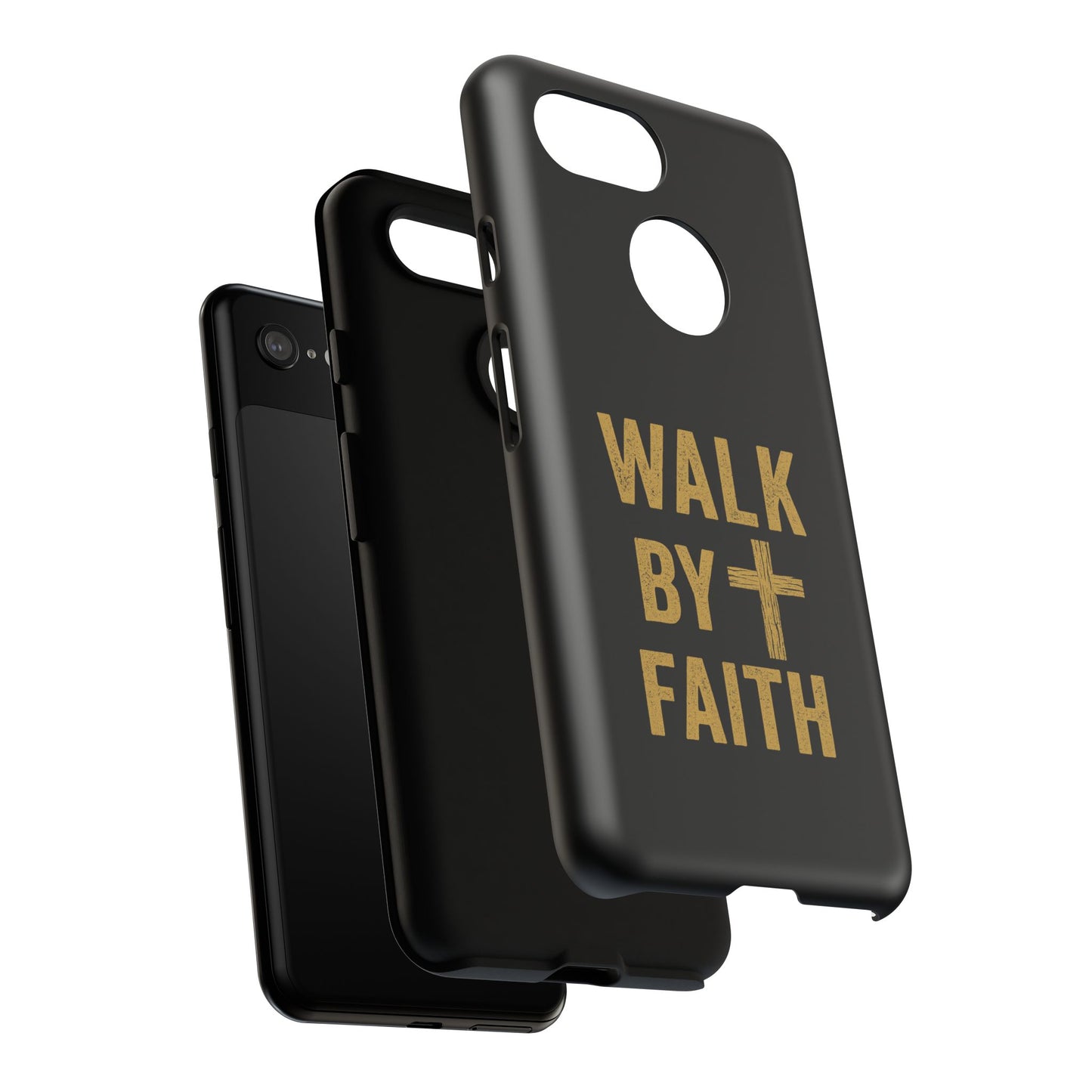 Faith-Inspired Phone Case | Christian Gift, Inspirational Case, Walk by Faith Design, Religious Decor, Strong Protective Cover