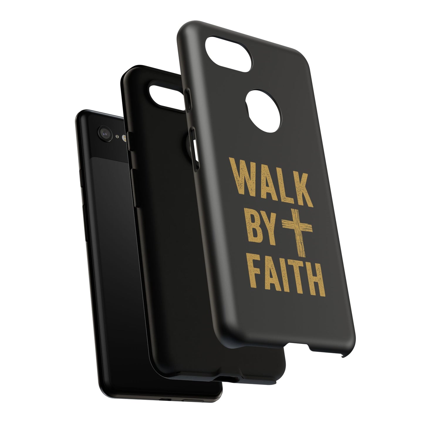 Faith-Inspired Phone Case | Christian Gift, Inspirational Case, Walk by Faith Design, Religious Decor, Strong Protective Cover