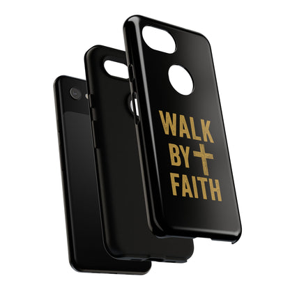 Faith-Inspired Phone Case | Christian Gift, Inspirational Case, Walk by Faith Design, Religious Decor, Strong Protective Cover