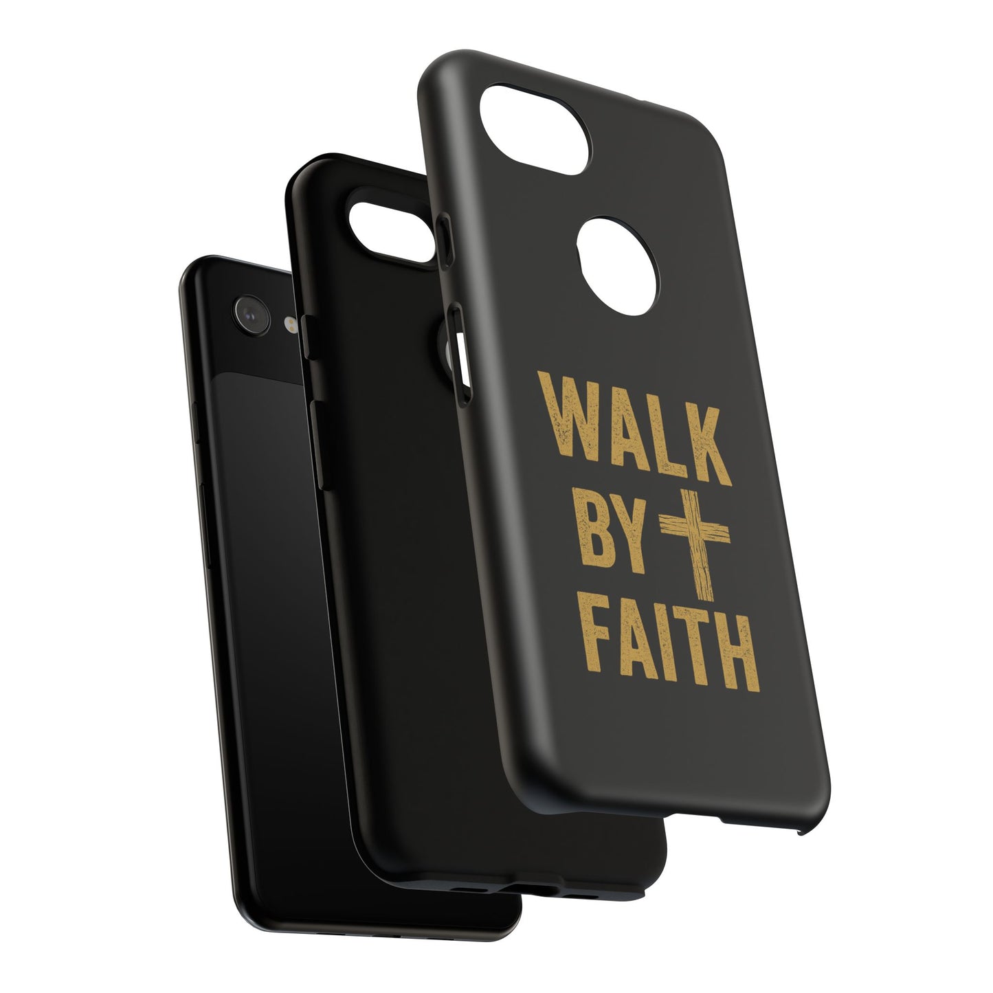 Faith-Inspired Phone Case | Christian Gift, Inspirational Case, Walk by Faith Design, Religious Decor, Strong Protective Cover