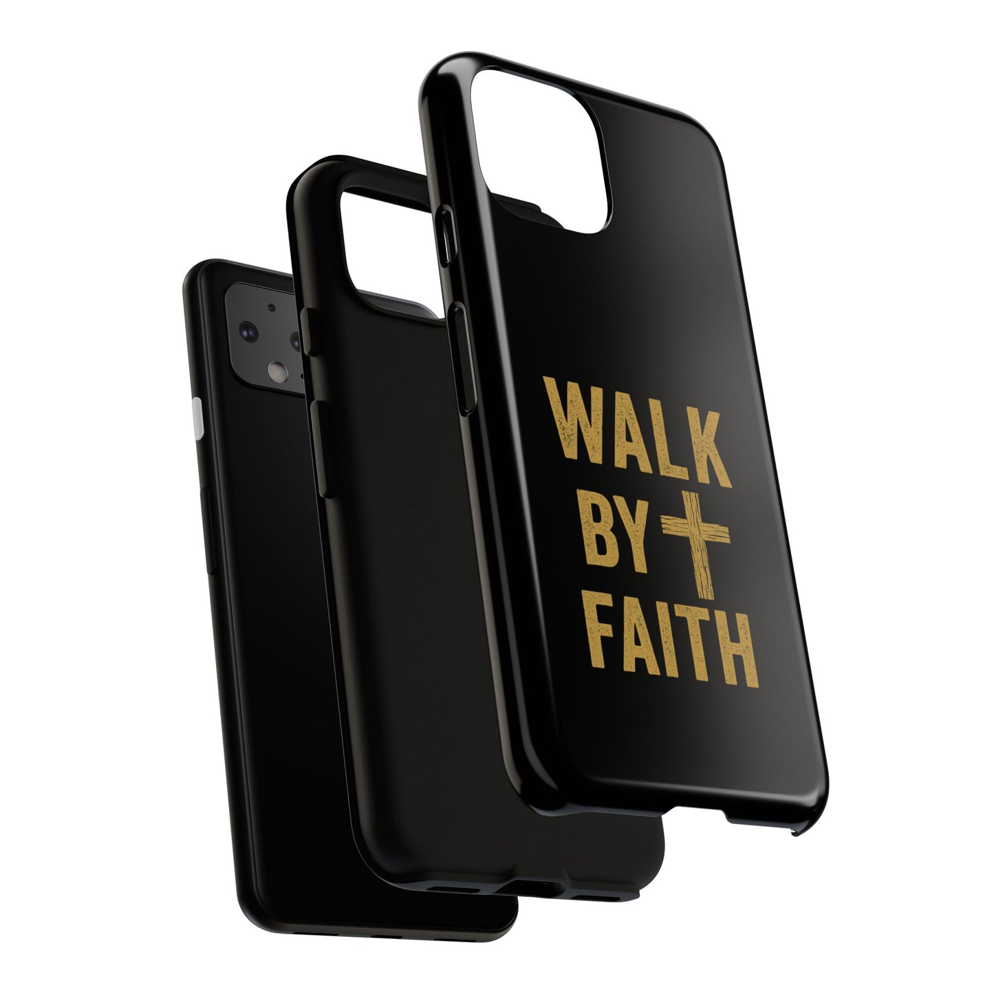Faith-Inspired Phone Case | Christian Gift, Inspirational Case, Walk by Faith Design, Religious Decor, Strong Protective Cover