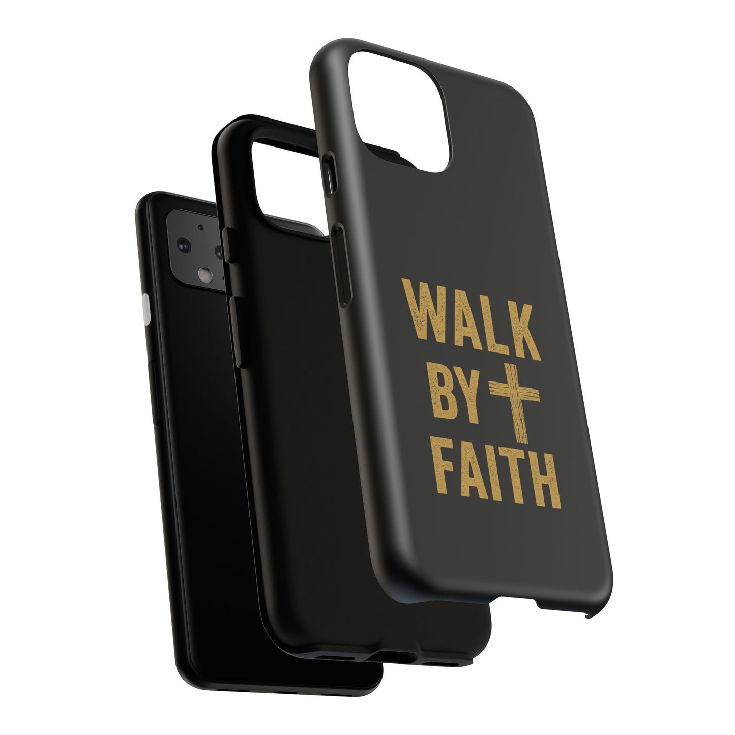 Faith-Inspired Phone Case | Christian Gift, Inspirational Case, Walk by Faith Design, Religious Decor, Strong Protective Cover