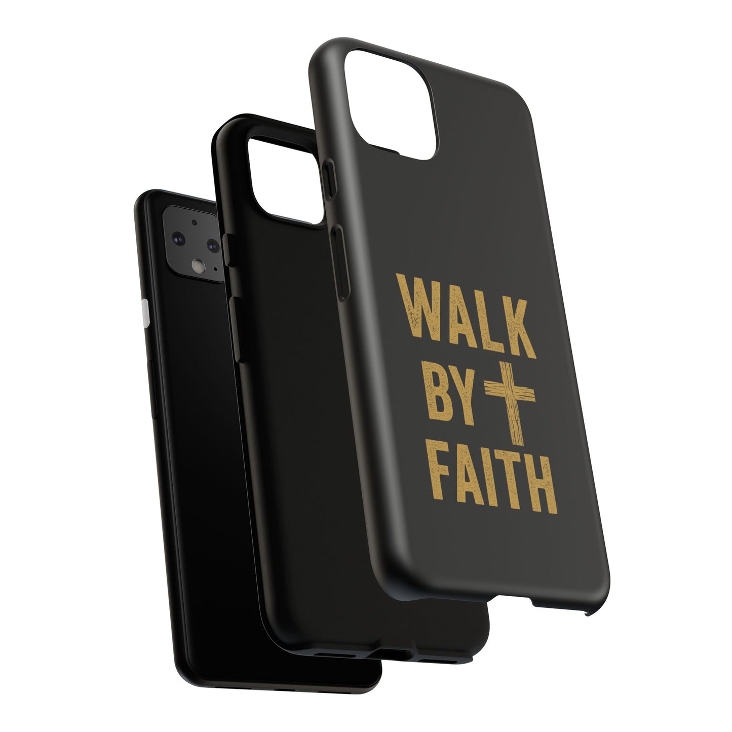 Faith-Inspired Phone Case | Christian Gift, Inspirational Case, Walk by Faith Design, Religious Decor, Strong Protective Cover