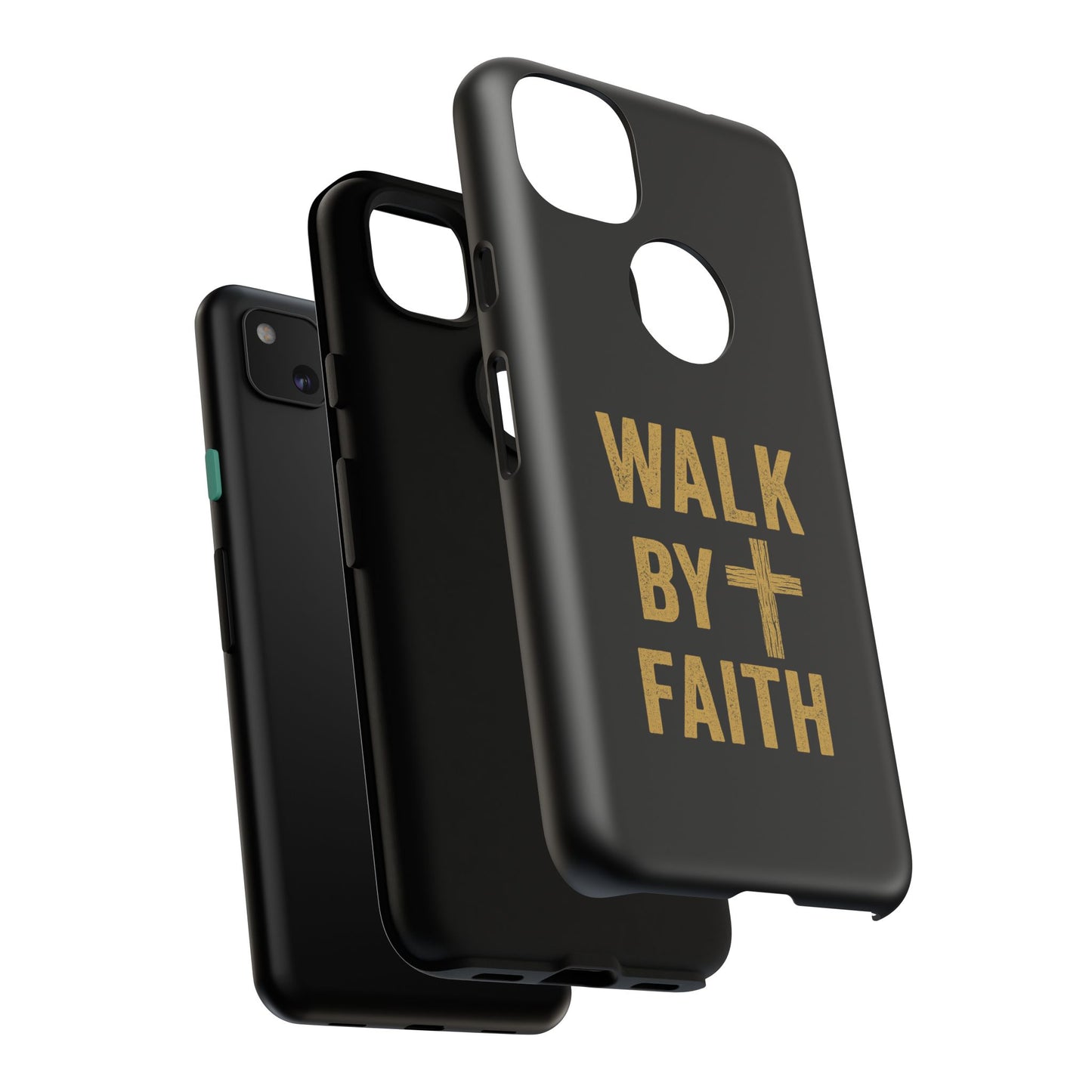 Faith-Inspired Phone Case | Christian Gift, Inspirational Case, Walk by Faith Design, Religious Decor, Strong Protective Cover