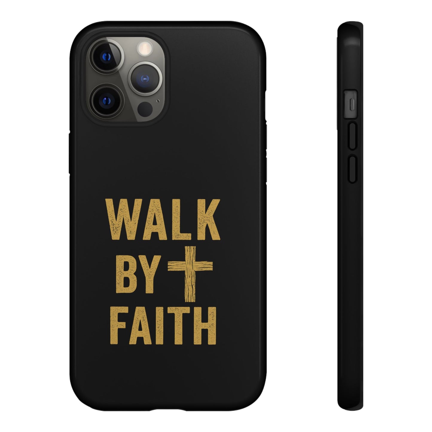 Faith-Inspired Phone Case | Christian Gift, Inspirational Case, Walk by Faith Design, Religious Decor, Strong Protective Cover