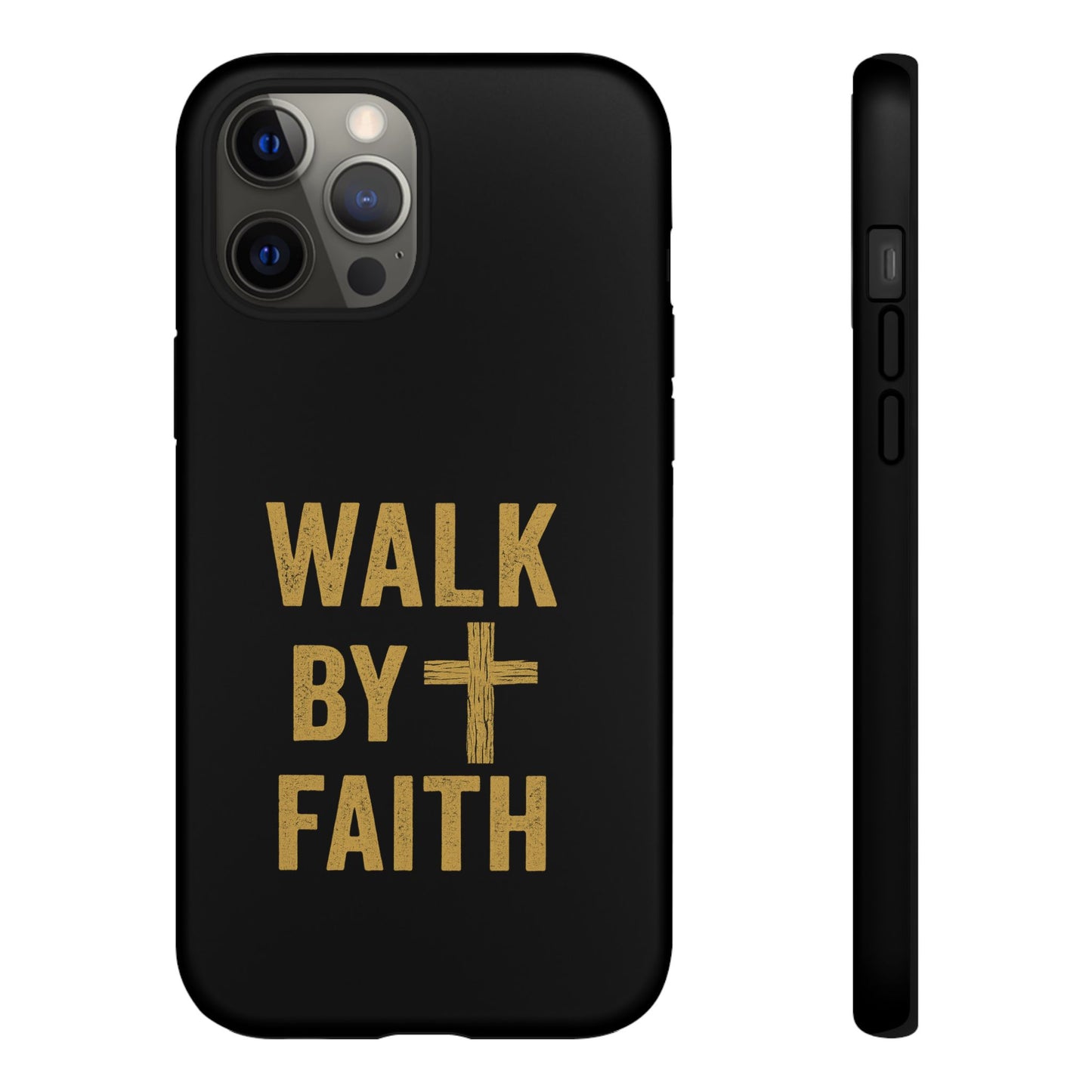 Faith-Inspired Phone Case | Christian Gift, Inspirational Case, Walk by Faith Design, Religious Decor, Strong Protective Cover